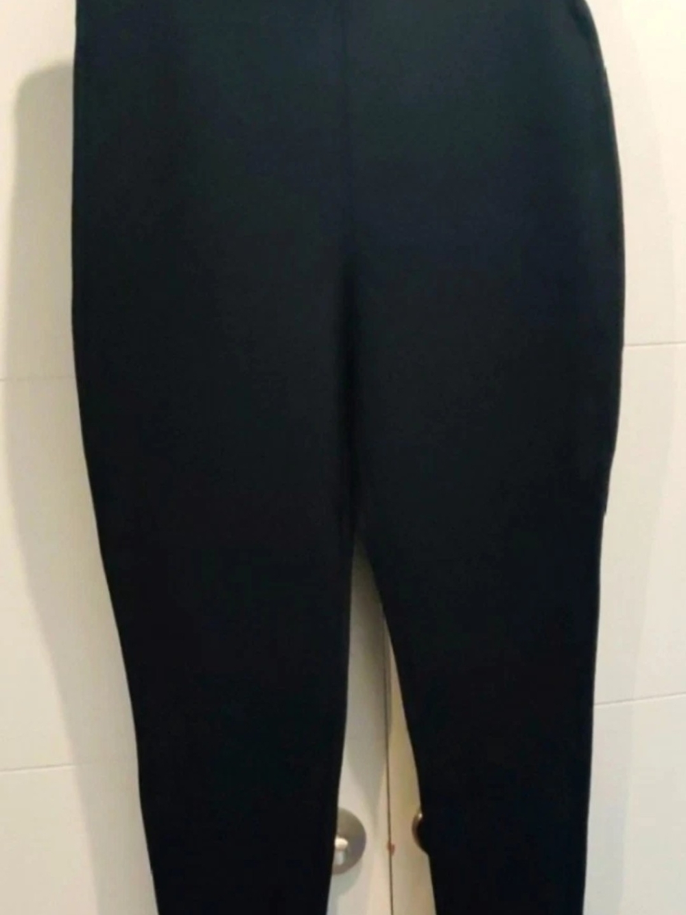 Banana Republic Womens L High Rise Skinny Stretchy Black Pants (Jeggings) New